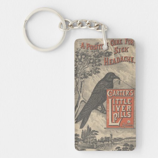 Carter's Little Liver Pills Ephemera Sleutelhanger (Voorkant)