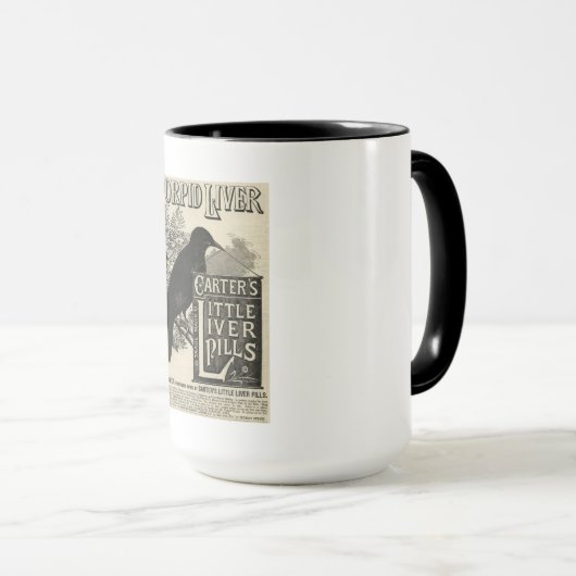 Carter's Mok van de 'Liver Pills Coffee' (Voorkant rechts)