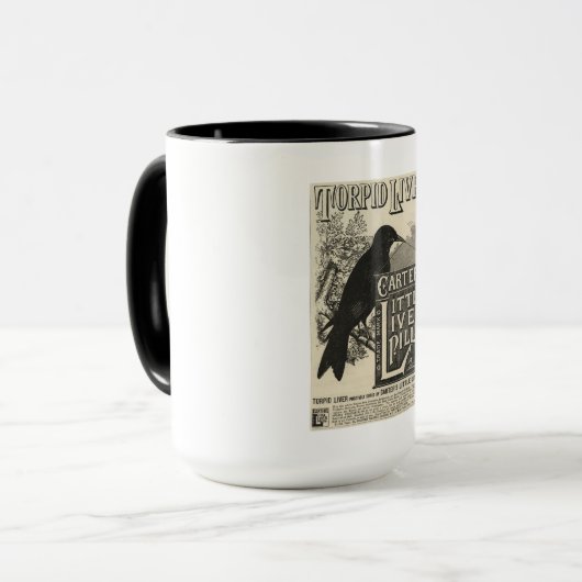 Carter's Mok van de 'Liver Pills Coffee' (Voorkant links)