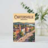Cartersville, Georgia Briefkaart (Staand voorkant)
