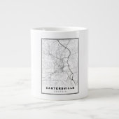 Cartersville Map Grote Koffiekop (Voorkant)