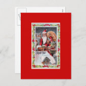 Cartes de Noel Feestdagenkaart (Voorkant / Achterkant)