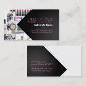 Cartes de visite cosmétologie visitekaartje (Voorkant / Achterkant)