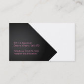 Cartes de visite cosmétologie visitekaartje (Achterkant)