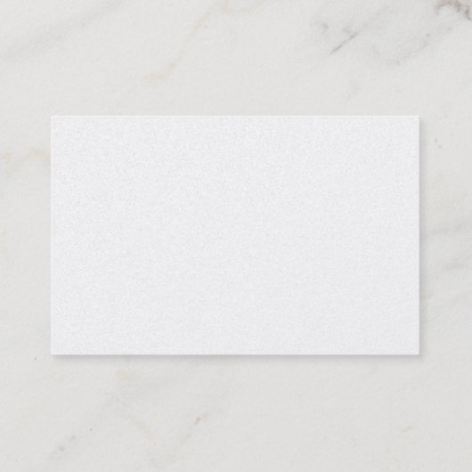 Cartes de visite Standard : 8,5 cm x 5,5 cm Visitekaartje (Achterkant)