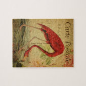 Cartes Postale Flamingo Legpuzzel (Horizontaal)
