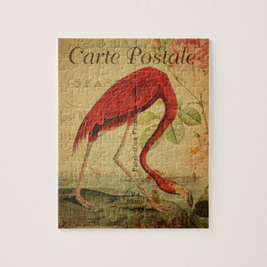 Cartes Postale Flamingo Legpuzzel (Verticaal)