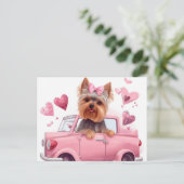 Cartes Postales Dog Yorkshire Briefkaart (Staand voorkant)