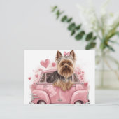Cartes Postales Dog Yorkshire Briefkaart (Staand voorkant)
