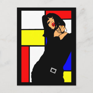 CARTES POSTALES POP ART DESIGN LOGOS VISUELS BRIEFKAART