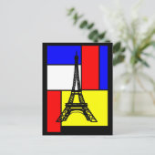 CARTES POSTALES POP ART PARIS DESIGN LOGOS VISUEL BRIEFKAART (Staand voorkant)