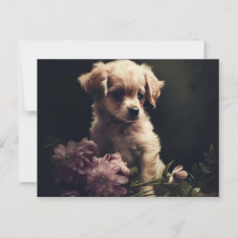 Cartes Postales Puppy Briefkaart