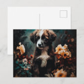 Cartes Postales Puppy Briefkaart (Voorkant / Achterkant)