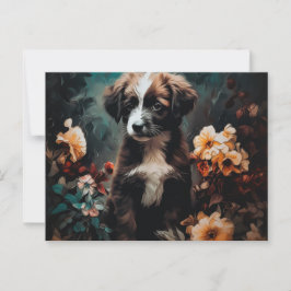 Cartes Postales Puppy Briefkaart