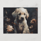Cartes Postales Puppy Briefkaart (Voorkant)
