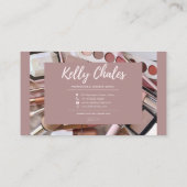 Cartes Visite Makeup Artist TAS Visitekaartje (Achterkant)