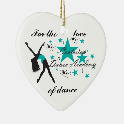 Cartesion Dance Heart Ornament (Rechts)