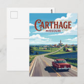 Carthage (Missouri) Briefkaart (Voorkant / Achterkant)