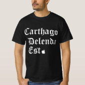 "Carthage Must Fall" - The Zuckerberg Statement T T-shirt (Voorkant)