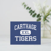 Carthage - Tigers - Junior - Carthage Missouri Briefkaart (Staand voorkant)