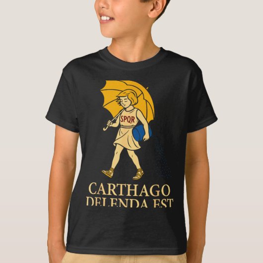 Carthago Delenda Est Funny Roman History Attire (s T-shirt (Voorkant)