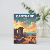 Carthago Tunesië Reizen Briefkaart (Staand voorkant)