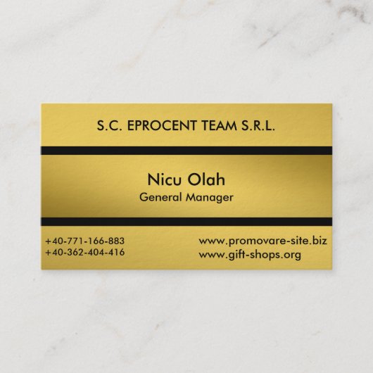 Carti De Vizita Personalizate Personalizare Online Visitekaartje (Voorkant)