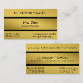 Carti De Vizita Personalizate Personalizare Online Visitekaartje (Voorkant / Achterkant)