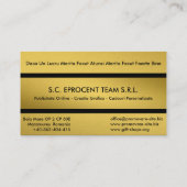 Carti De Vizita Personalizate Personalizare Online Visitekaartje (Achterkant)