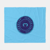 Cartier classic Signature Blanket Fleece Deken (Voorkant (Horizontaal))