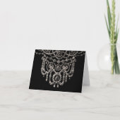 Cartierr Jewelry Ketting ~ Greeting / Note Kaart (Voorkant)