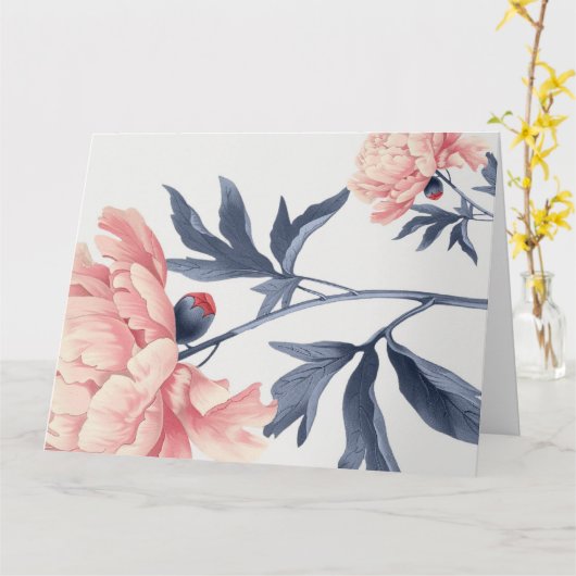 Cartões de Felicitações para Casamento Kaart (Gele Bloem)