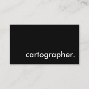 cartograaf. visitekaartje