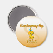 Cartografie Chick Magneet (Voorkant / Achterkant)