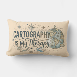 Cartografie is mijn therapie kussen