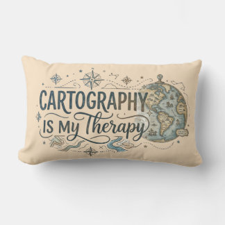 Cartografie is mijn therapie kussen
