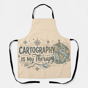 Cartografie is mijn therapie schort