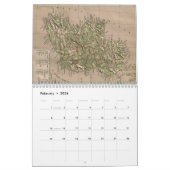 Cartografie-kalender van de Britse eilanden Kalender (Feb 2026)