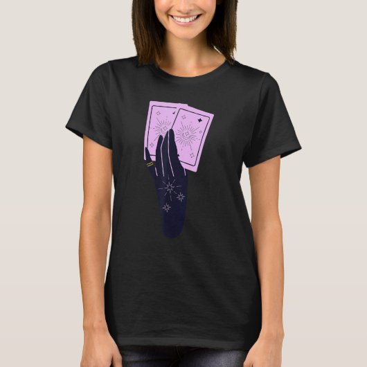Cartomancer Hand Reading Your Tarot Cards T-shirt (Voorkant)