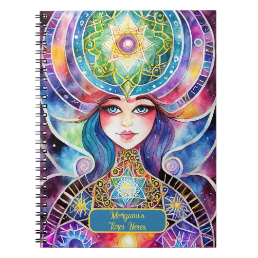 Cartomancy en Tarot Kaart lezingen interpretaties Notitieboek (Voorkant)