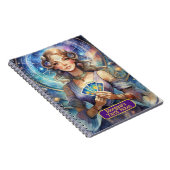 Cartomancy en Tarot Kaart lezingen interpretaties Notitieboek (Rechterzijde)