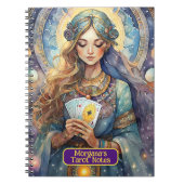 Cartomancy en Tarot Kaart lezingen interpretaties Notitieboek (Voorkant)
