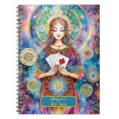 Cartomancy en Tarot Kaart lezingen interpretaties Notitieboek (Voorkant)