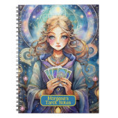 Cartomancy en Tarot Kaart lezingen interpretaties Notitieboek (Voorkant)