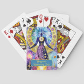 Cartomancy kaartbetekenissen van het leven geperso pokerkaarten (Achterkant)