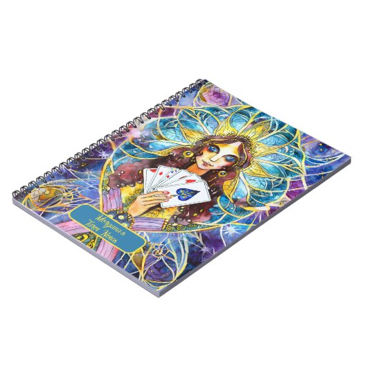 Cartomantie en Tarotkaartlezingen Interpretaties Notitieboek (Linkerzijde)