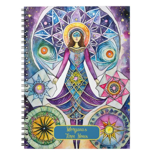 Cartomantie en Tarotkaartlezingen Interpretaties Notitieboek (Voorkant)