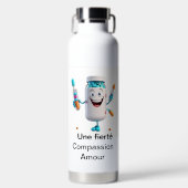 Carton Pill Bottle Design Water Bottle Waterfles (Voorkant)