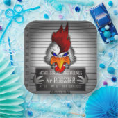Cartonas Mr Rooster Papieren Bordje (Feest)