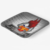 Cartonas Mr Rooster Papieren Bordje (Gebogen)